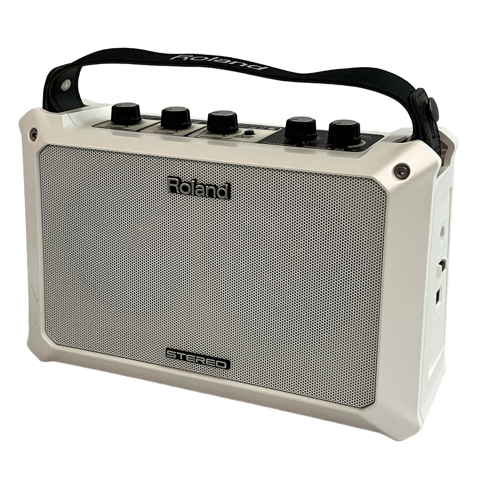Roland ローランド MOBILE BA ポータブルアンプ ステレオアンプ ホワイト 音響機材 楽器 中古 C11314184
