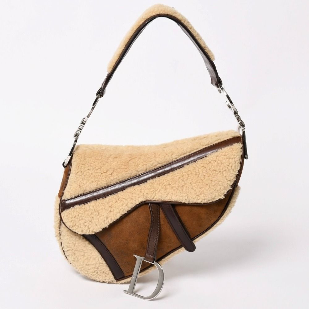 極美品 Christian Dior クリスチャンディオール サドルバッグ ワン