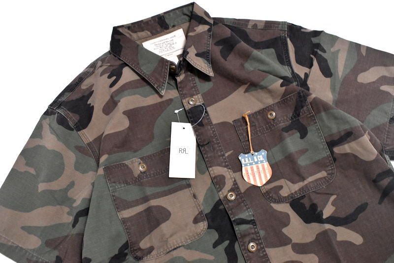 定価3万6300円】新品 RRL × ロンハーマン クラフトマンS/Sシャツ L