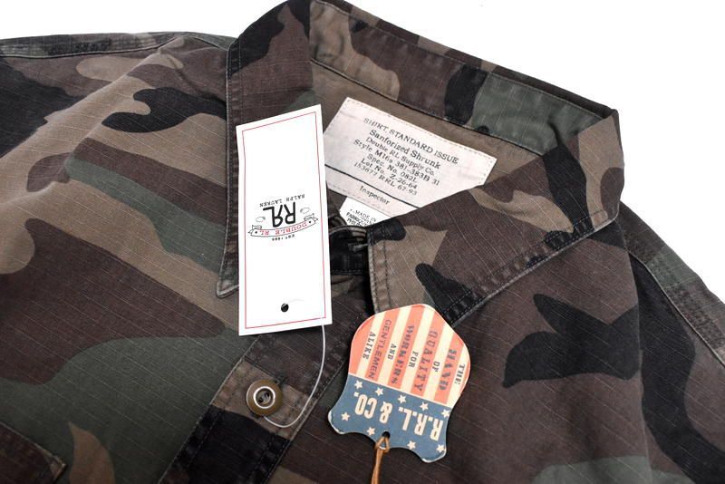 定価3万6300円】新品 RRL × ロンハーマン クラフトマンS/Sシャツ L