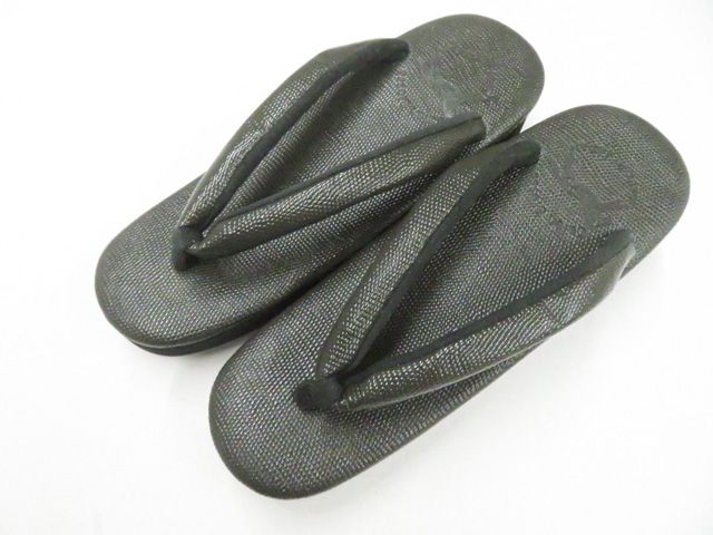 【一輝堂】和装小物 草履 カレンブロッソ カフェ草履 Lサイズ 25cm 26w05-6889