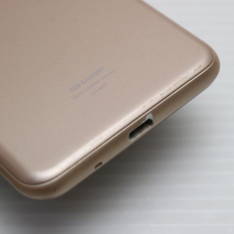 超美品 SIMフリー SH-M07 AQUOS sense plus ベージュ スマホ 即日発送