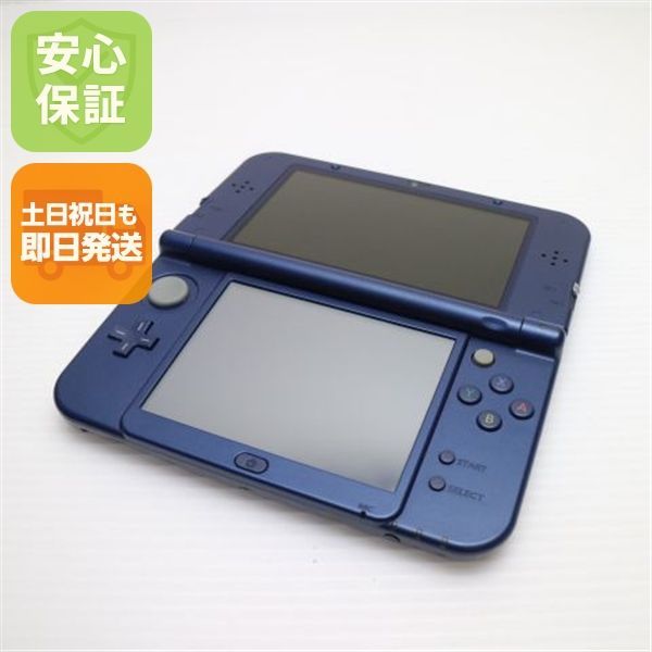 美品 Newニンテンドー3DS LL メタリックブルー 即日発送 game 任天堂 本体 土日祝発送OK 04000