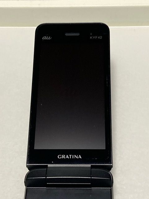 SIMフリー au GRATINA KYF42 ブラック 4G LTE ケータイ 送料無料