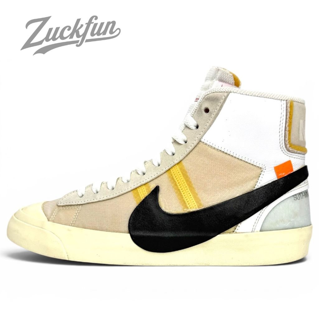 レア 希少 OFF-WHITE × NIKE THE TEN BLAZER MID WHITE オフホワイト