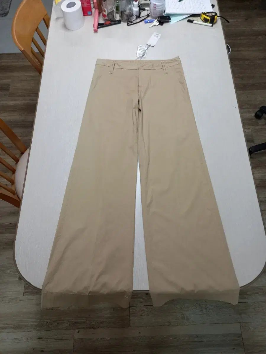 28 新品 PHILOSOPHY 夏 ストレッチ フレア チノ 28-948