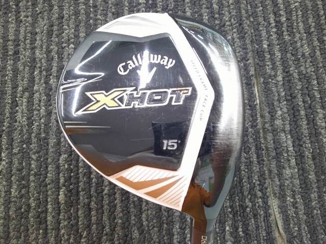 中古 フェアウェイウッド キャロウェイ X HOT PRO/Tour AD GT-6/S/15