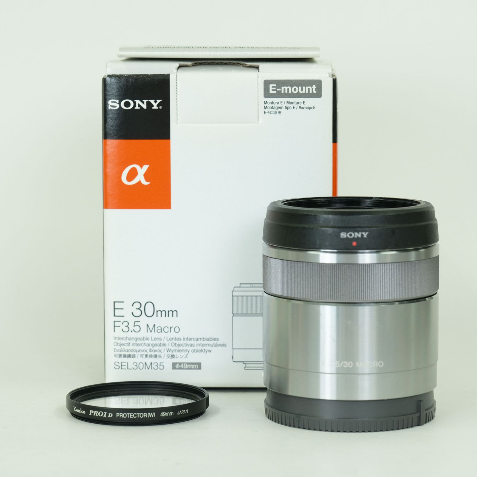 並品 | フィルター付] SONY E 30mm F3.5 Macro SEL30M35 | SONY E