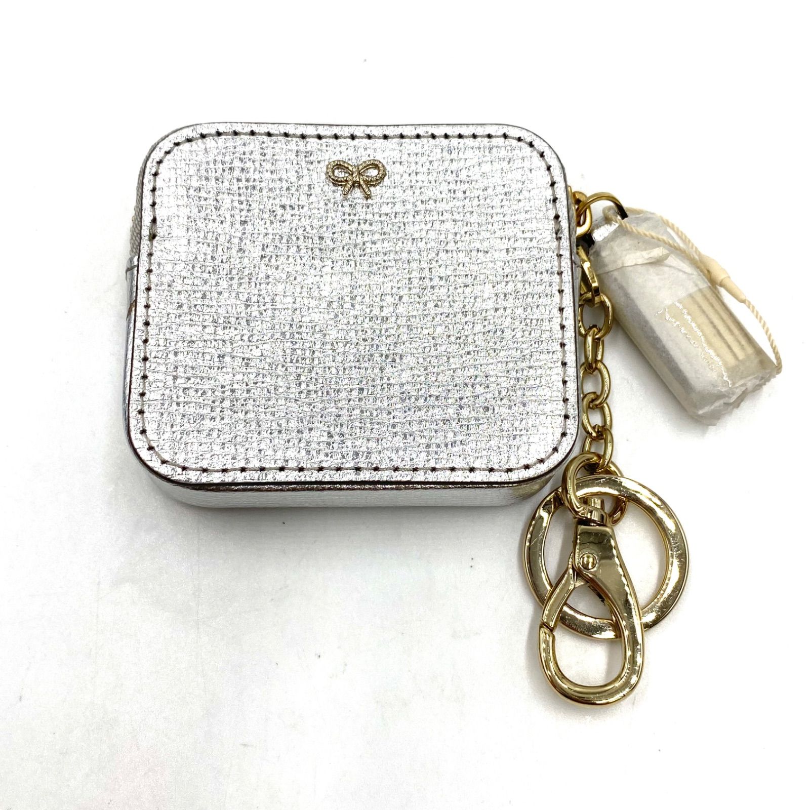 ANYA HINDMARCH アニヤハインドマーチ コインケース 小銭入れ シルバー 
