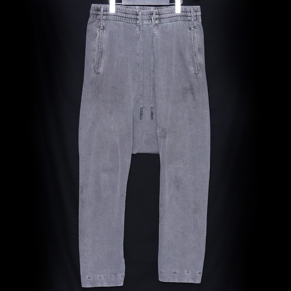 11 BY BORIS BIDJAN SABERI DROP CLOTCH HEAVY SWEAT PANT Mサイズ グレー 24SS-P33