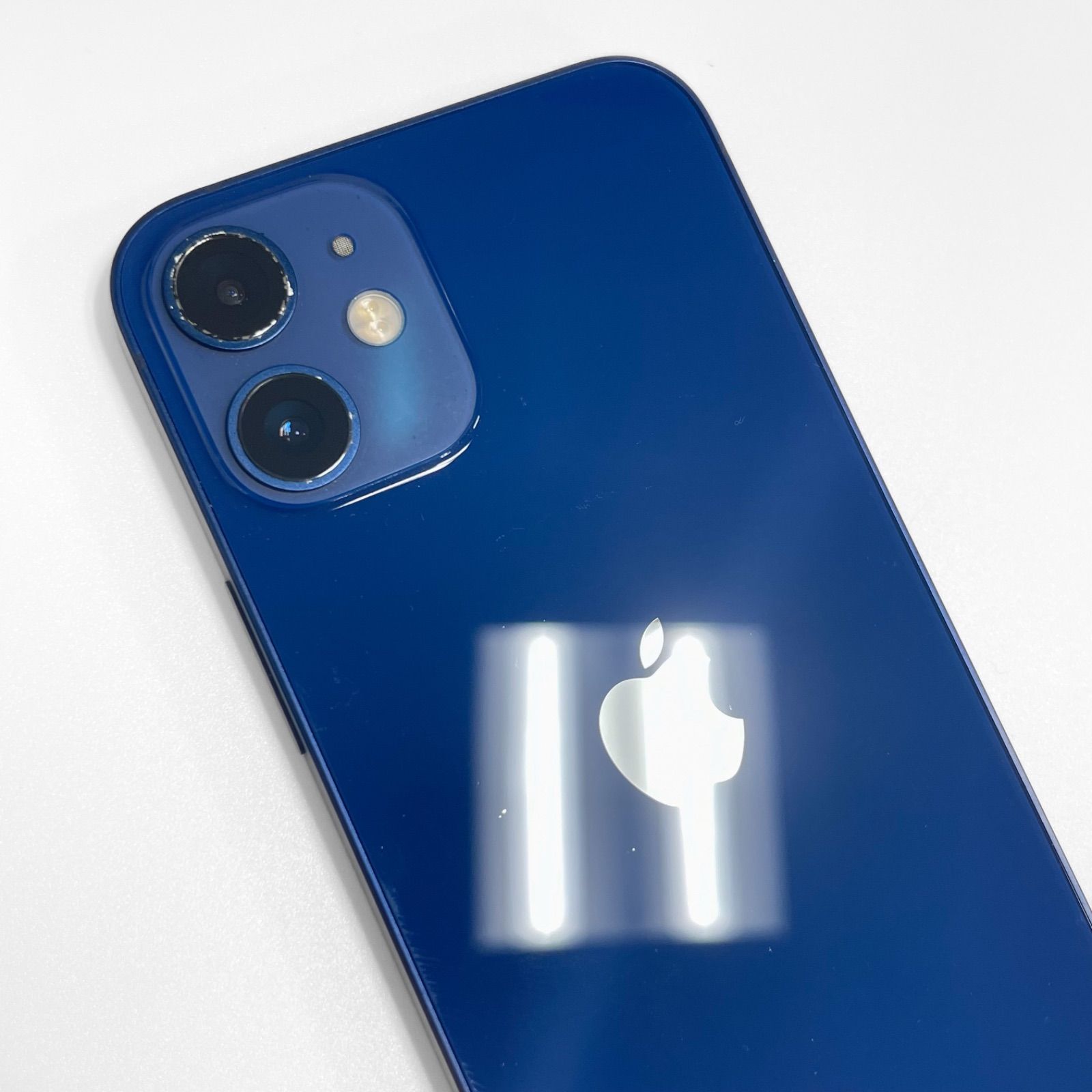 中古】iPhone12mini 128GB バッテリー65％(劣化) ブルー docomo