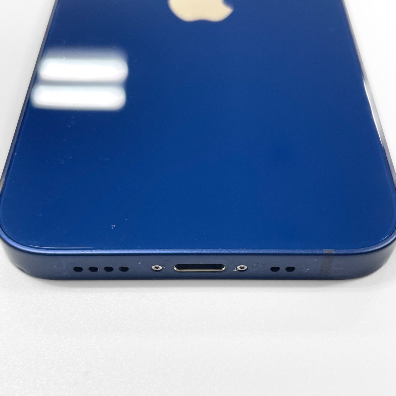 中古】iPhone12mini 128GB バッテリー65％(劣化) ブルー docomo