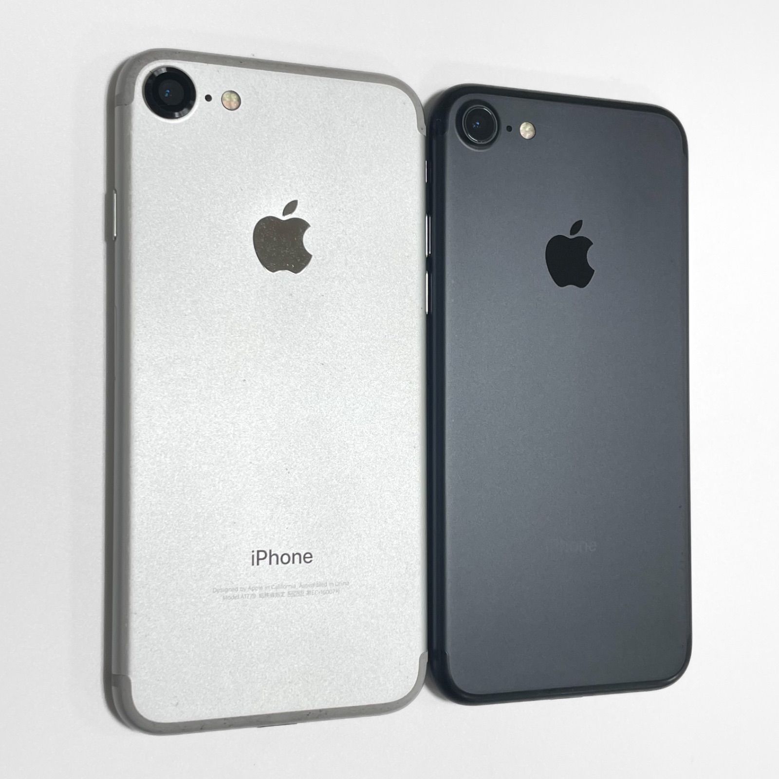 iPhone7 32GB 128GB 2台 iPhone7 32GB/128GB 2台セット docomo ブラック/シルバー - メルカリ