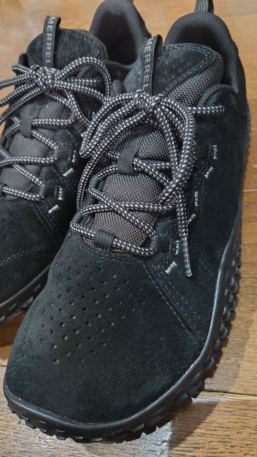 h214◆ 新品 美品MERRELLメレルJ037753◆ラプトシューズ 29cm US size11 定価15400円 BLACKxBLACK