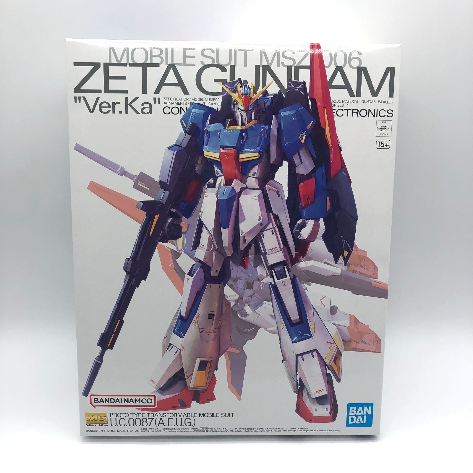 MG Zガンダム MSZ-006 ゼータガンダム Ver.Ka 未開封・未組立 訳あり