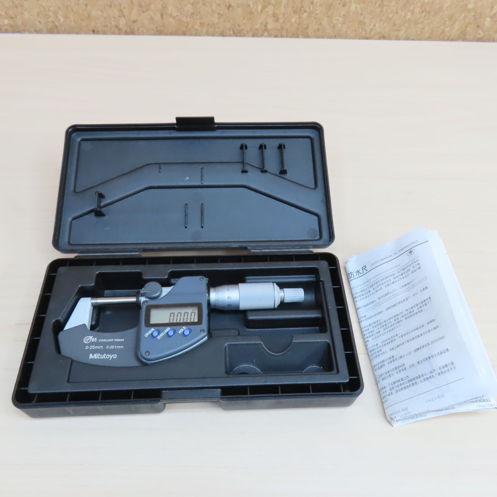 Mitutoyo ミツトヨ クーラントプルーフマイクロメータ MDC-25PX 測定工具 計測機器
