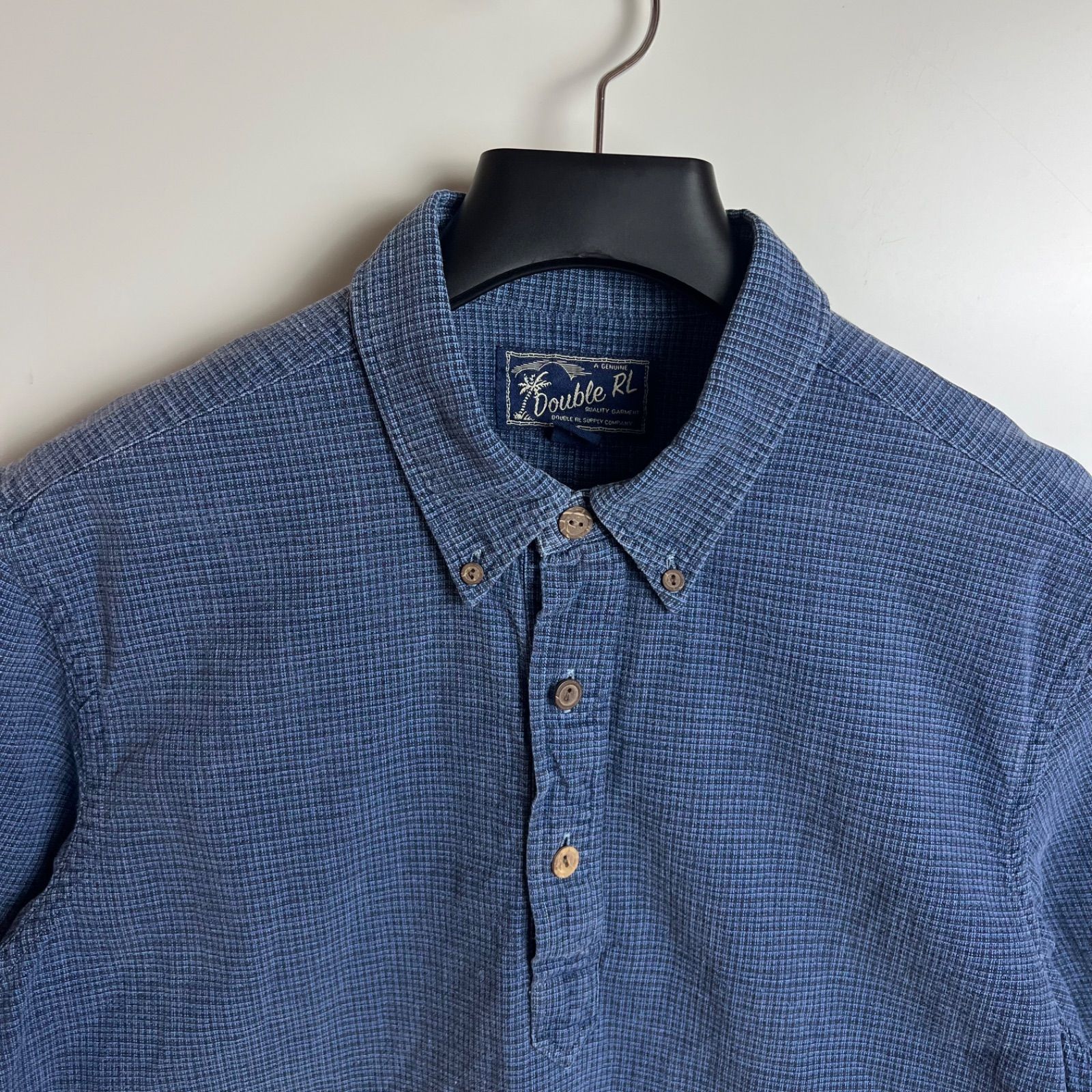 RRL Ralph Lauren Indigo S/S shirts L ダブルアールエル ラルフ