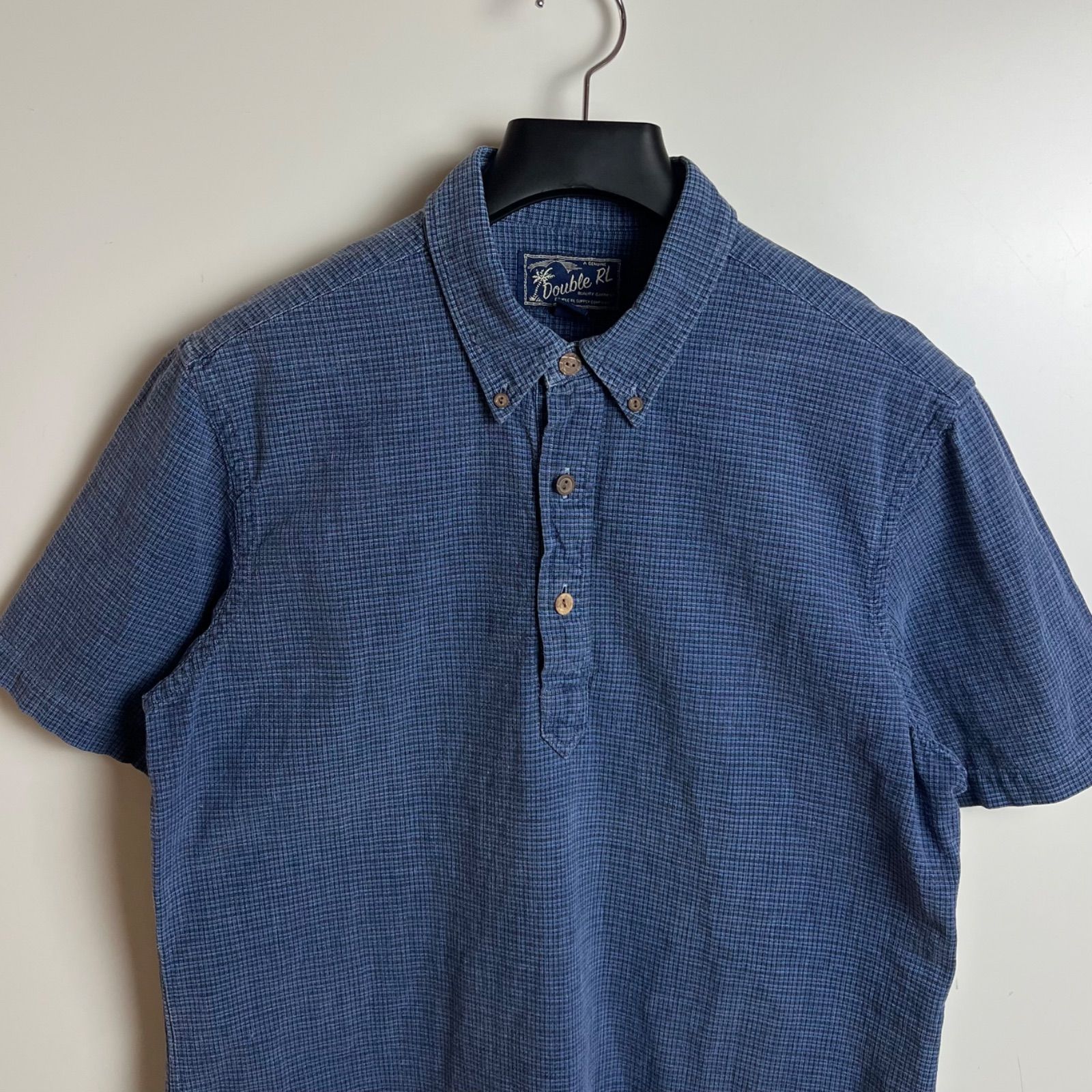 RRL Ralph Lauren Indigo S/S shirts L ダブルアールエル ラルフ