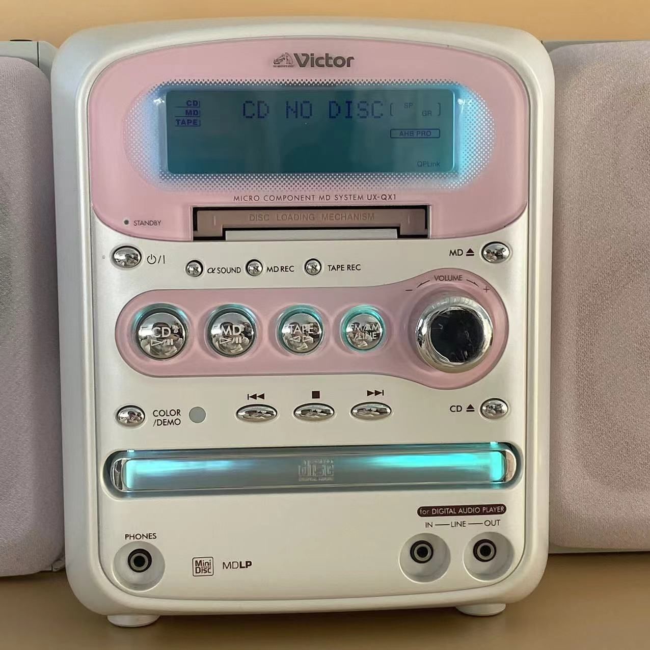 通電確認済み☆現状品 ビクター Victor CA-UXQX1-P 平成レトロ - メルカリ