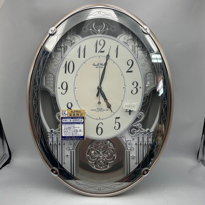 仕掛け時計 リズム社 4MN516RH13 リズム時計工業 Small World スモールワールドクォーレ 掛時計