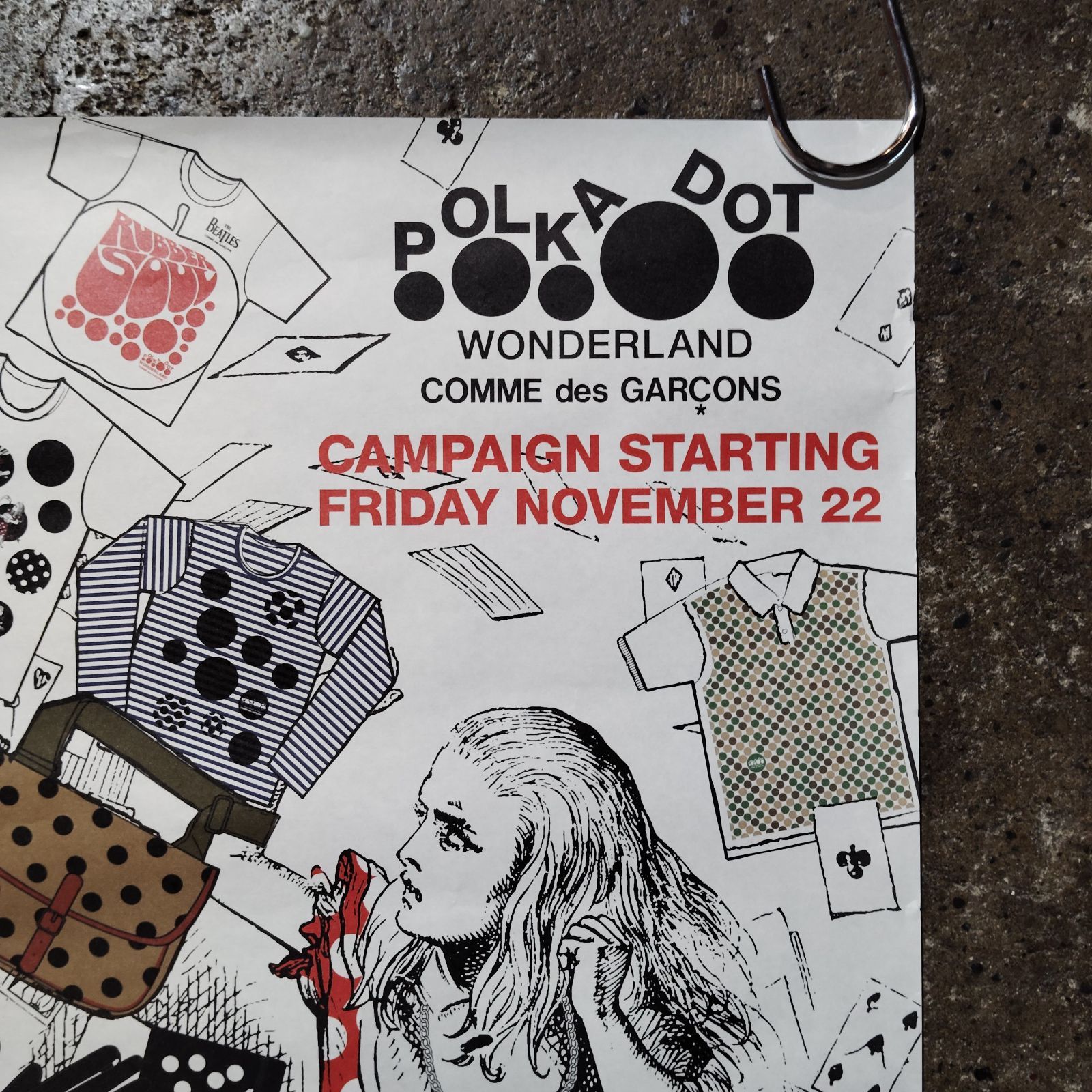 COMME des GARCONS 2013 Xmas POLKA DOT WONDERLAND ポスター