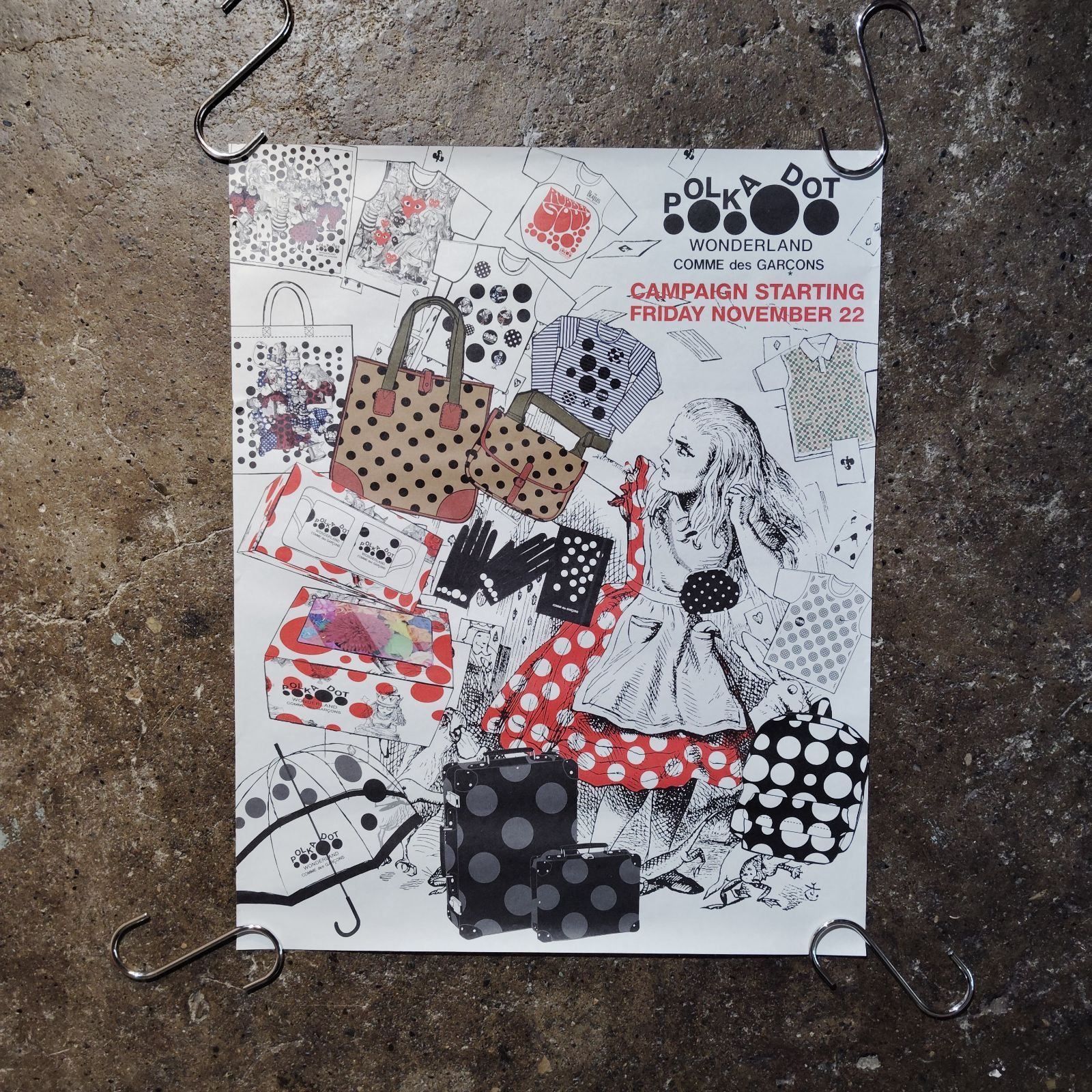 COMME des GARCONS 2013 Xmas POLKA DOT WONDERLAND ポスター