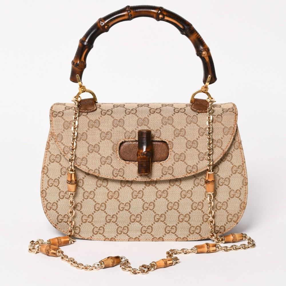 GUCCI グッチ バンブーハンドバッグ オールドグッチ ショルダーバッグ