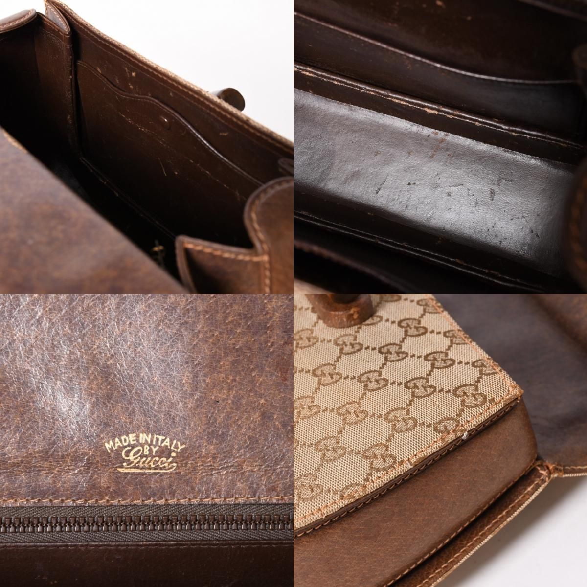 GUCCI グッチ バンブーハンドバッグ オールドグッチ ショルダーバッグ