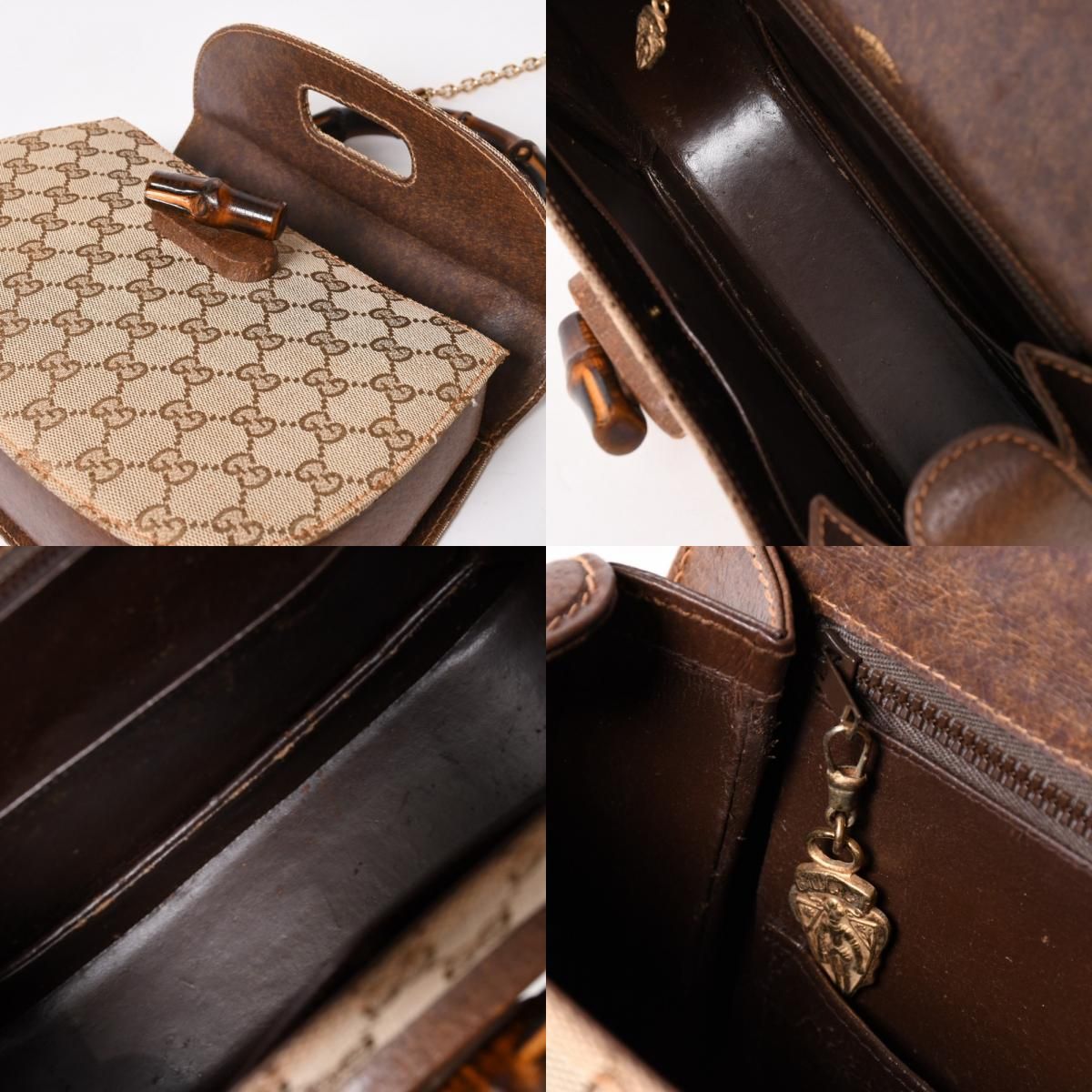 GUCCI グッチ バンブーハンドバッグ オールドグッチ ショルダーバッグ
