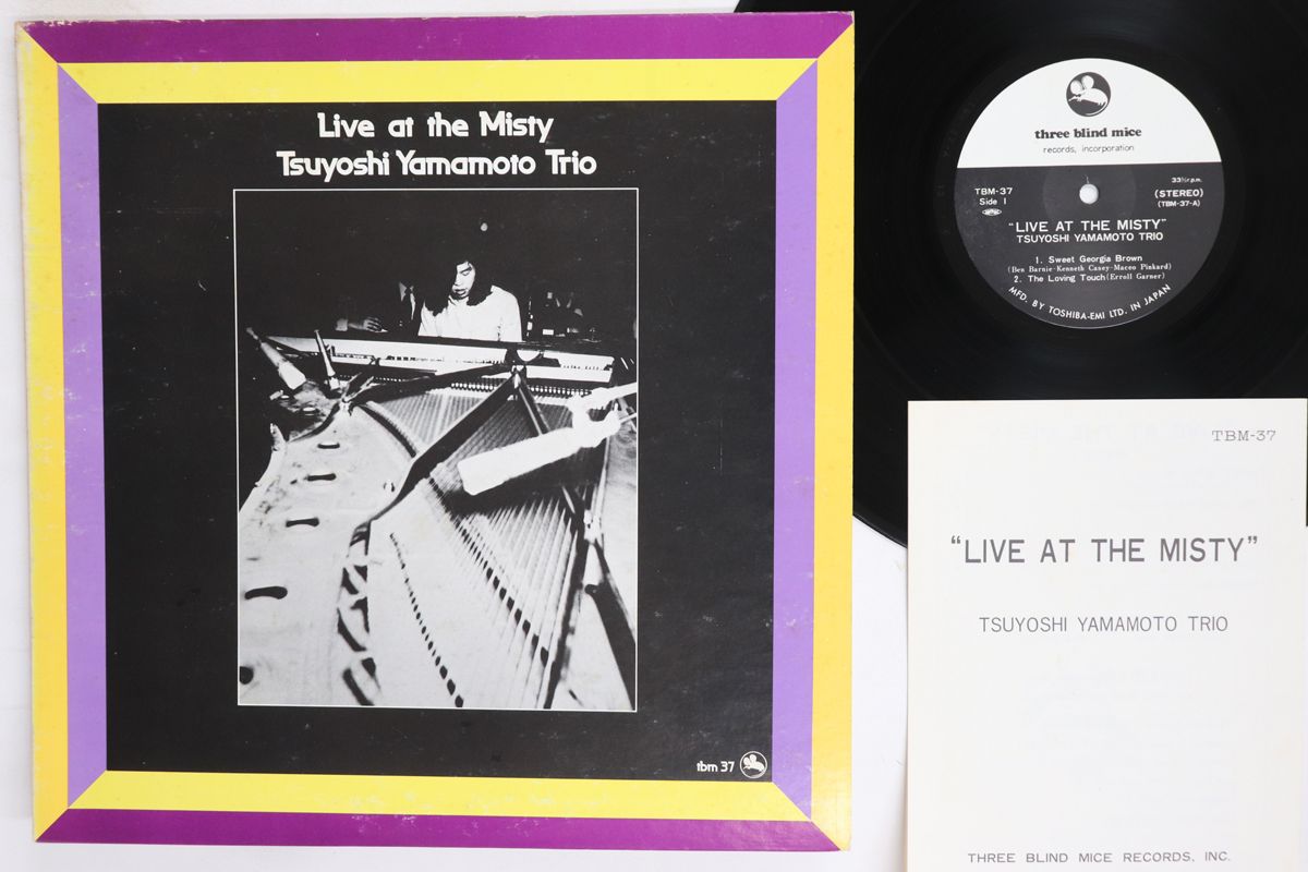 LP 山本剛 Live At The Misty TBM37 THREE BLIND MICE /00260 MISTY