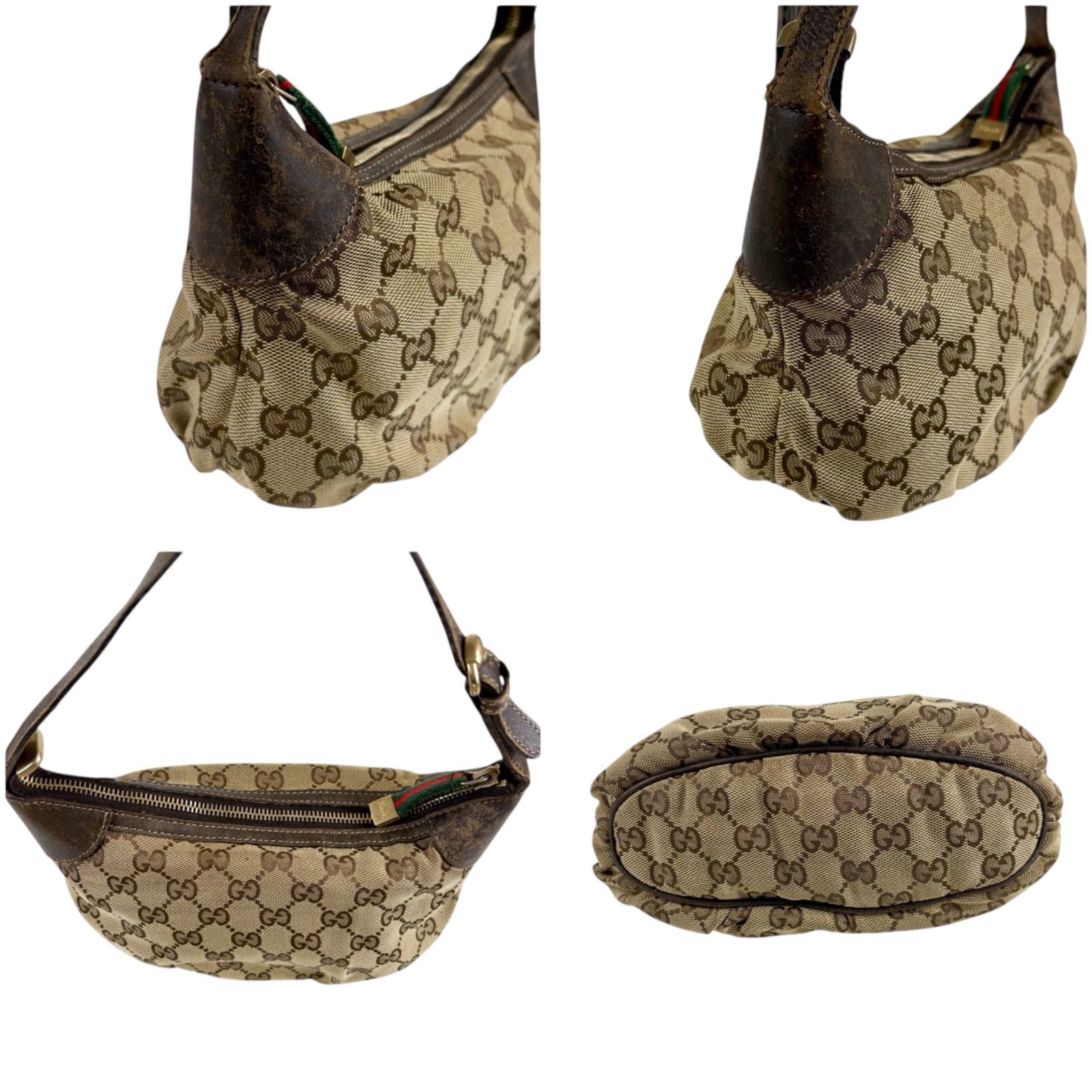 グッチ GUCCI シェリーライン GGキャンバス アクセサリーポーチ ワン
