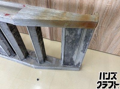 □【引取限定】【中古】アルミブリッジ 耐荷重不明 全長約3,000mm 3m 