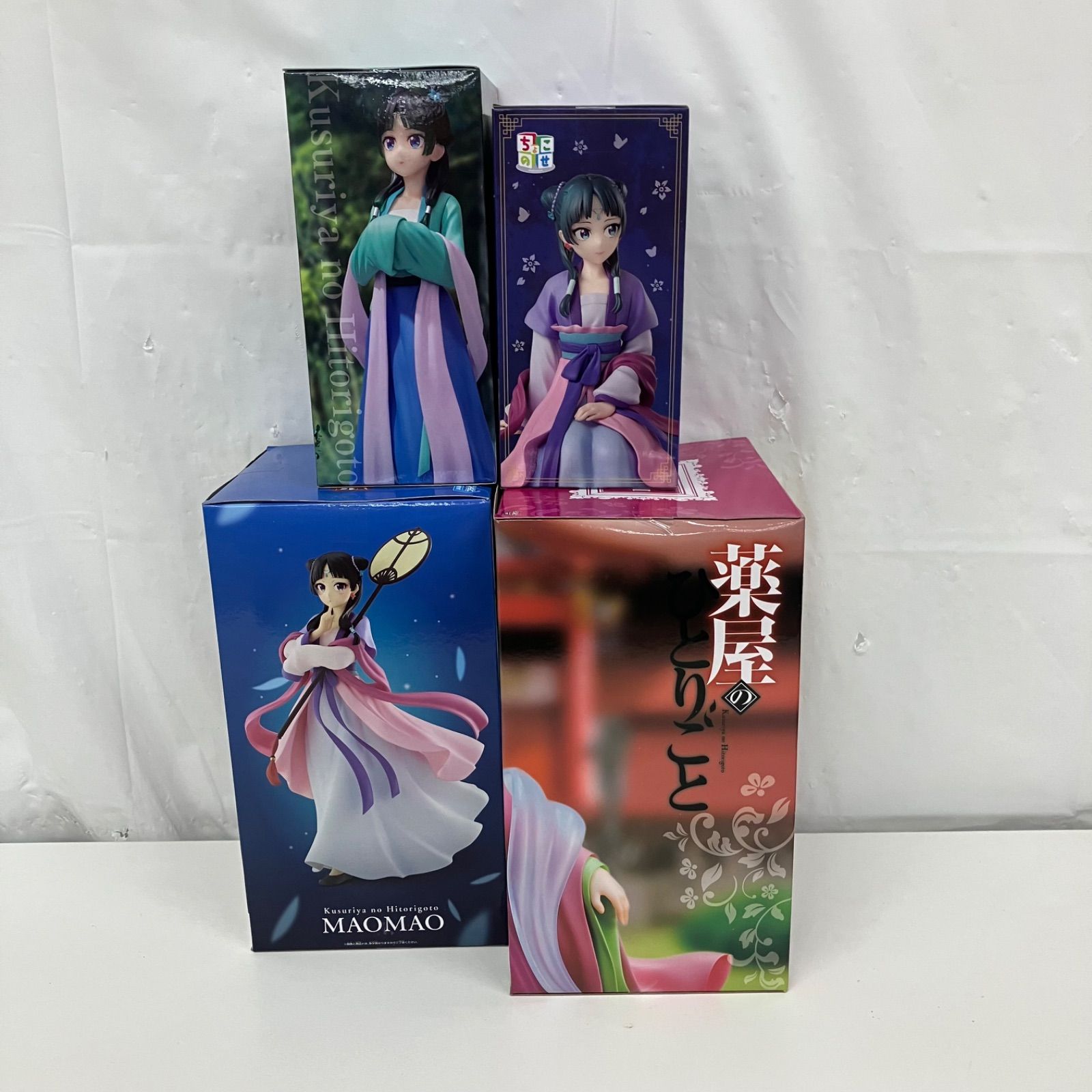 未開封 薬屋のひとりごと 猫猫 まとめ売りフィギュア 4個セット LF6239