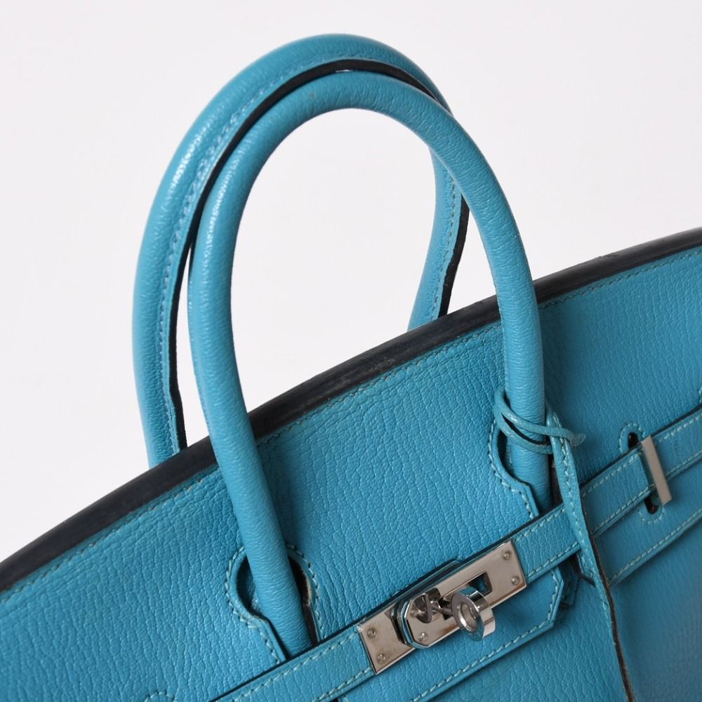 極美品 HERMES エルメス ハンドバッグ □I刻印 バーキン25 シェーブル