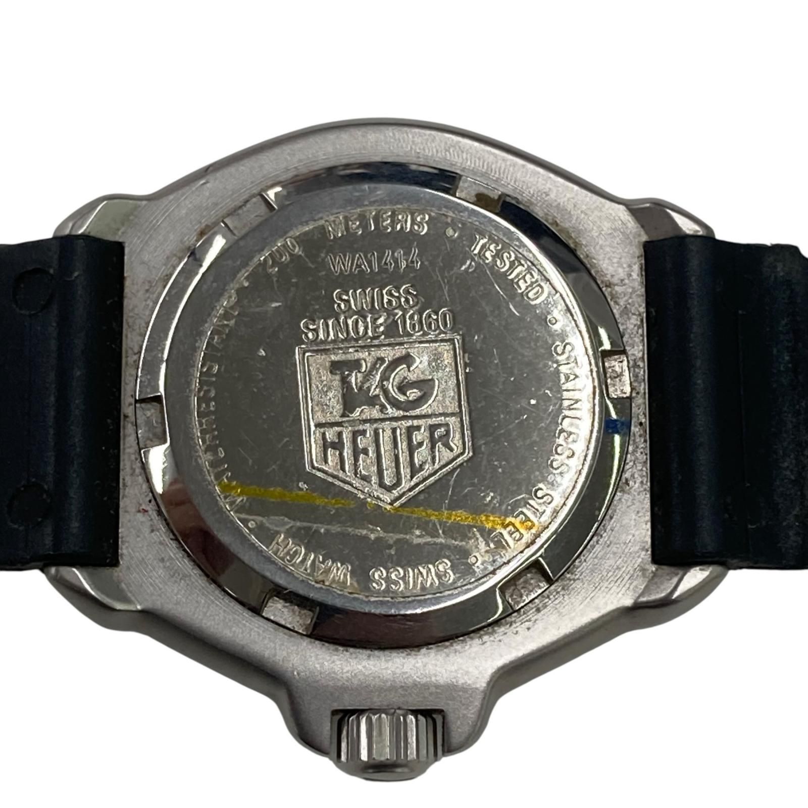 180404 現状品 TAG HEUER タグホイヤー 腕時計 WA1414 ブラック/レッド 