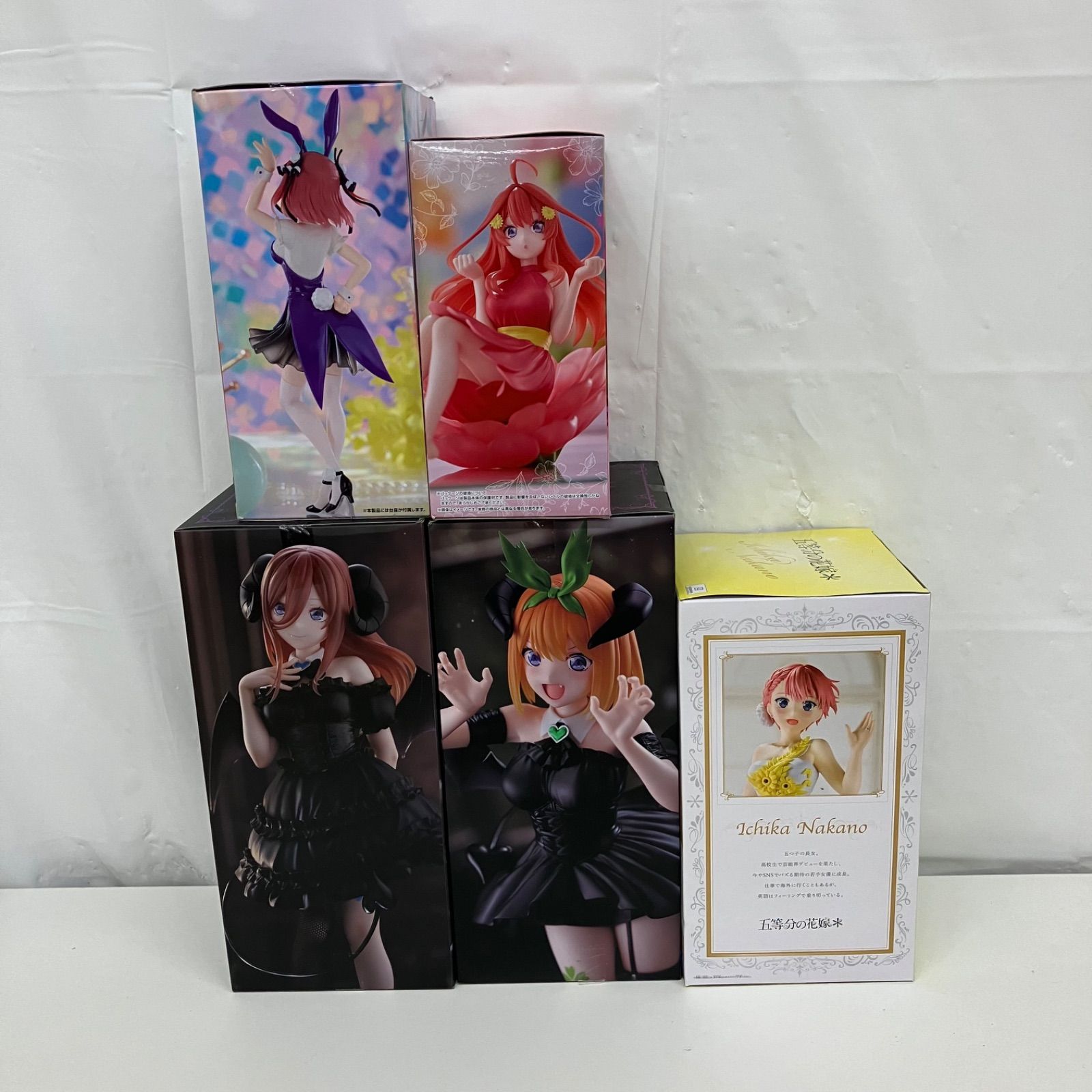 新品未開封　フィギュア　まとめ売り　五等分の花嫁 未開封 五等分の花嫁 まとめ売りフィギュア 5個セット LF6240 f107