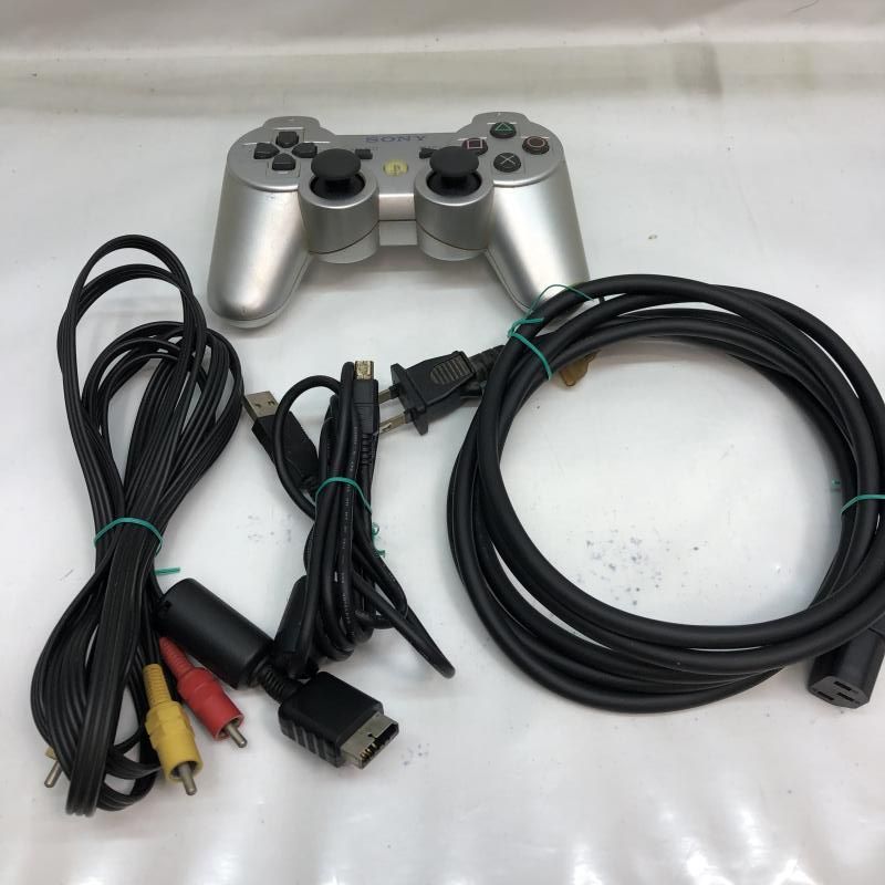 中古】本体S）ｼﾞｬﾝｸ)PS3 CECHHY00 ｺﾝﾄﾛｰﾗｰ/ｺｰﾄﾞ類付き 動作未保証[22
