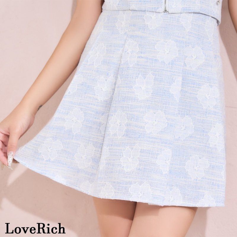 花柄 ハイネック キャバ ミニドレス Love Rich ラブリッチ - メルカリ