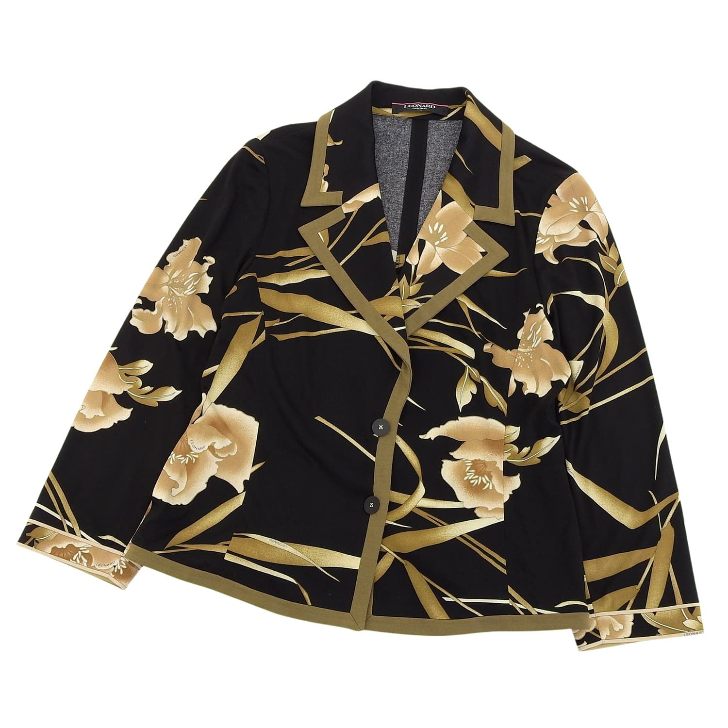 極美品 レオナール LEONARD FASHION ジャケット テーラードジャケ