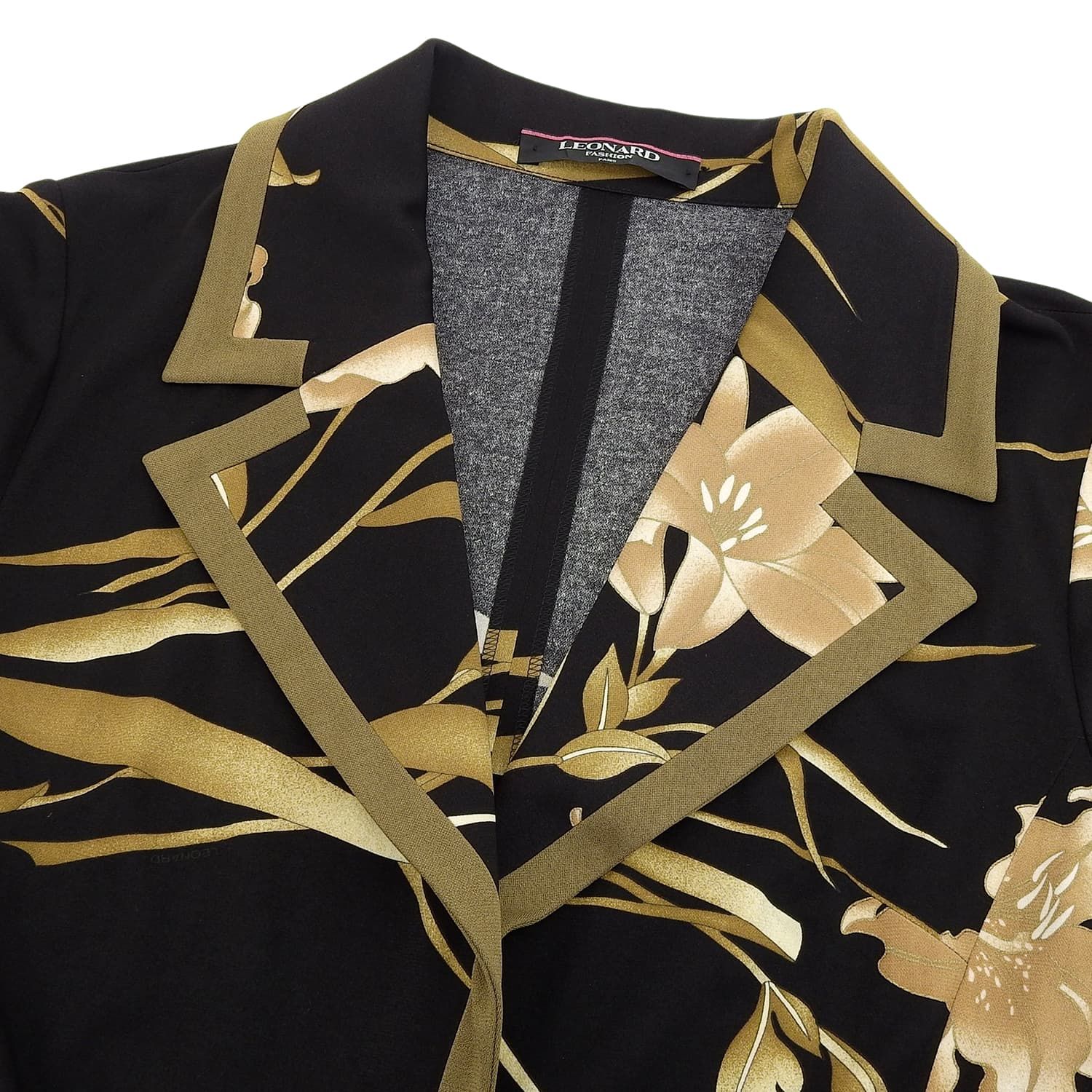 G.W SALE LEONARD テーラードジャケット美品 極美品 レオナール LEONARD FASHION ジャケット テーラードジャケ