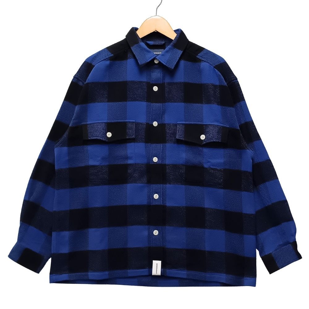DESCENDANT ディセンダント 25AW VANNING PLAID LS SHIRT ブロック