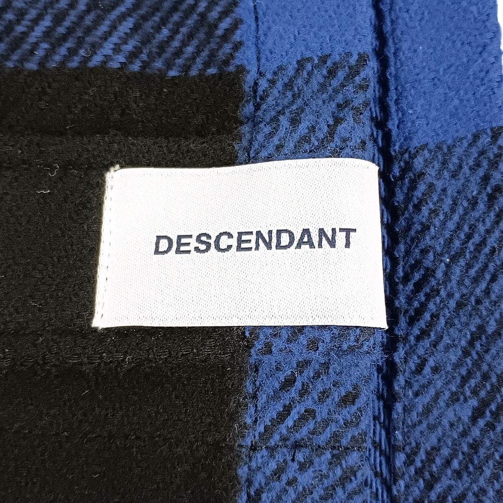 DESCENDANT ディセンダント 25AW VANNING PLAID LS SHIRT ブロック