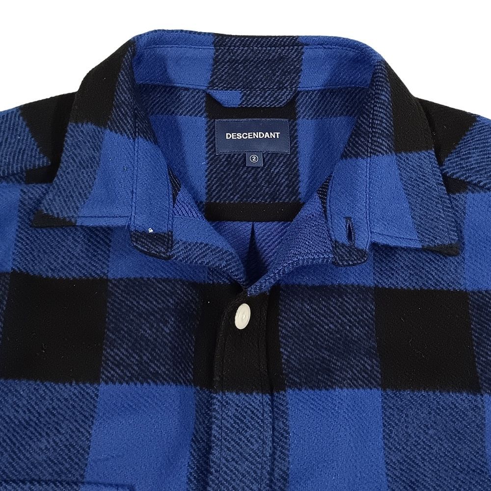 DESCENDANT ディセンダント 25AW VANNING PLAID LS SHIRT ブロック