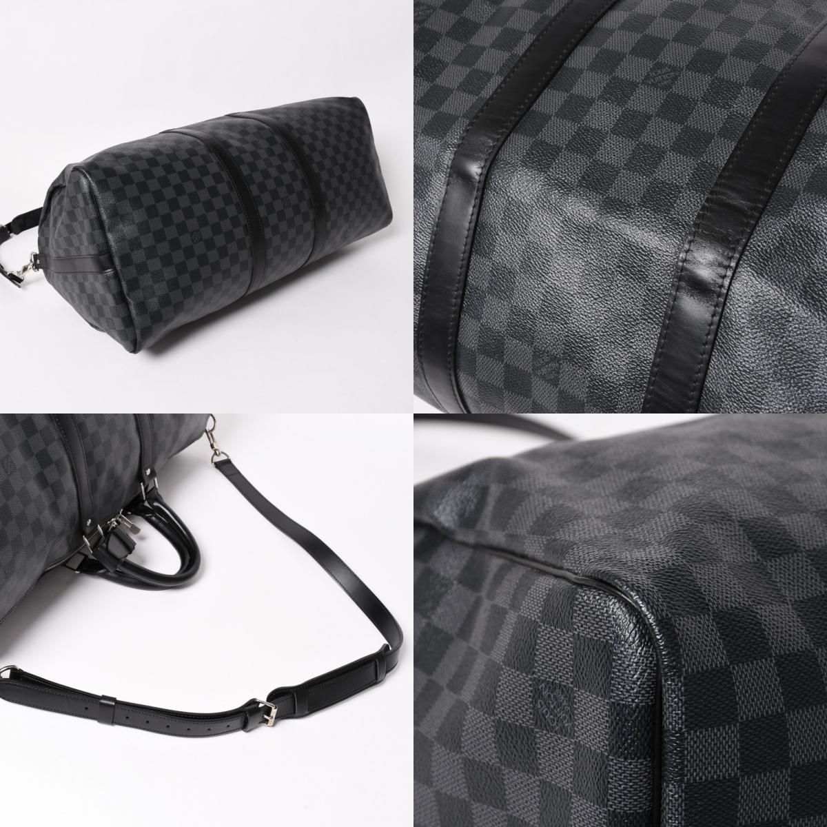 極美品 ルイヴィトン LOUIS VUITTON キーポル バンドリエール 55