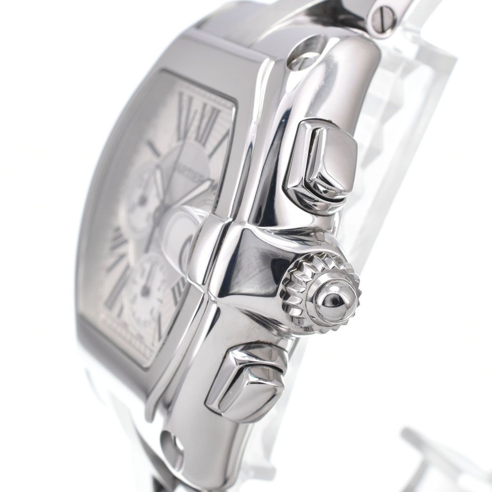 カルティエ CARTIER W62019X6 ロードスター クロノグラフ デイト