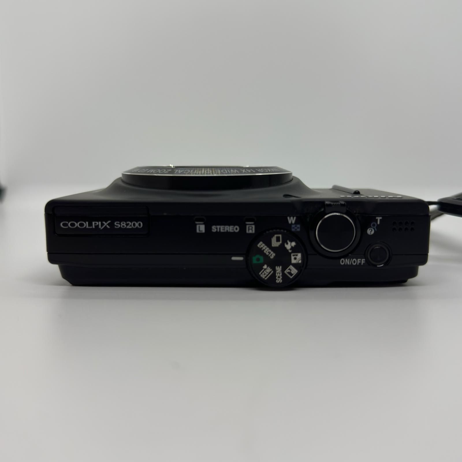 最速発送】Nikon コンパクトデジタルカメラ COOLPIX S8200 ブラック