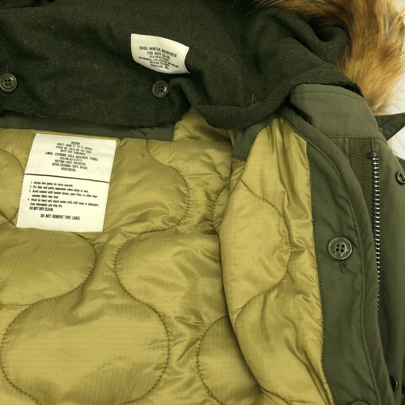 中古】HOUSTON ヒューストン 5410 M-65 PARKA M オリーブ[66] - メルカリ
