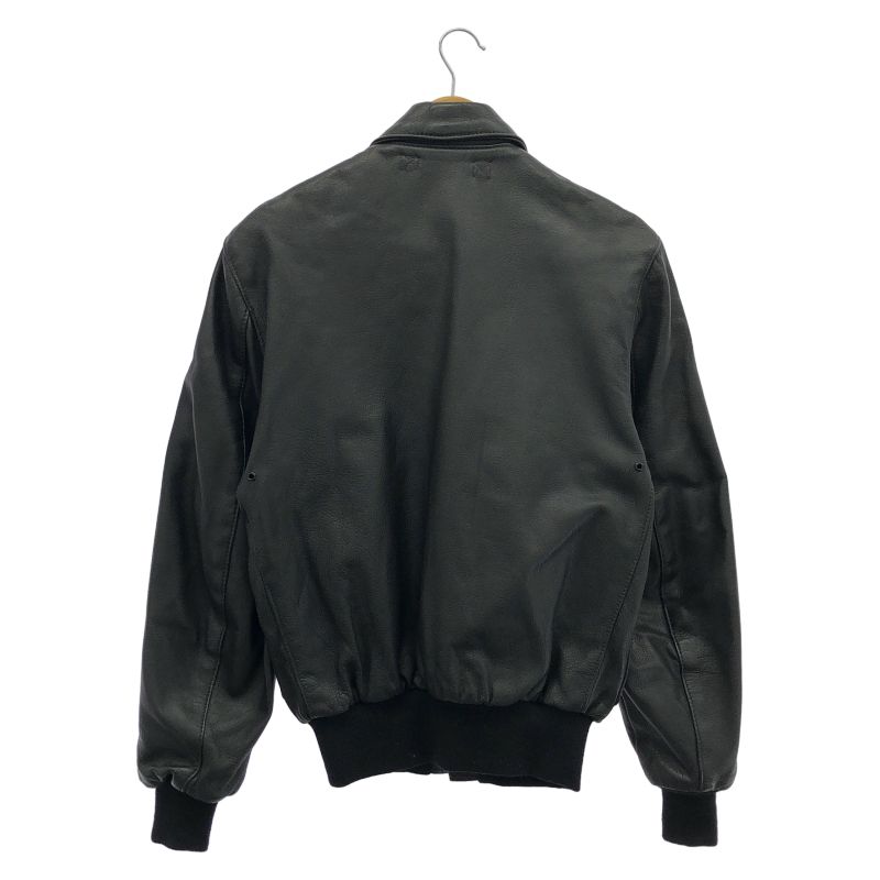 中古】VANSON A-2 レザーフライトジャケット 38 ダークブラウン 6158