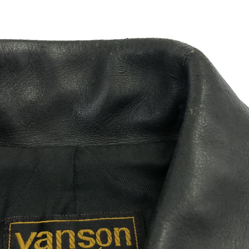 中古】VANSON MODEL DJCB サードタイプ レザートラッカージャケット