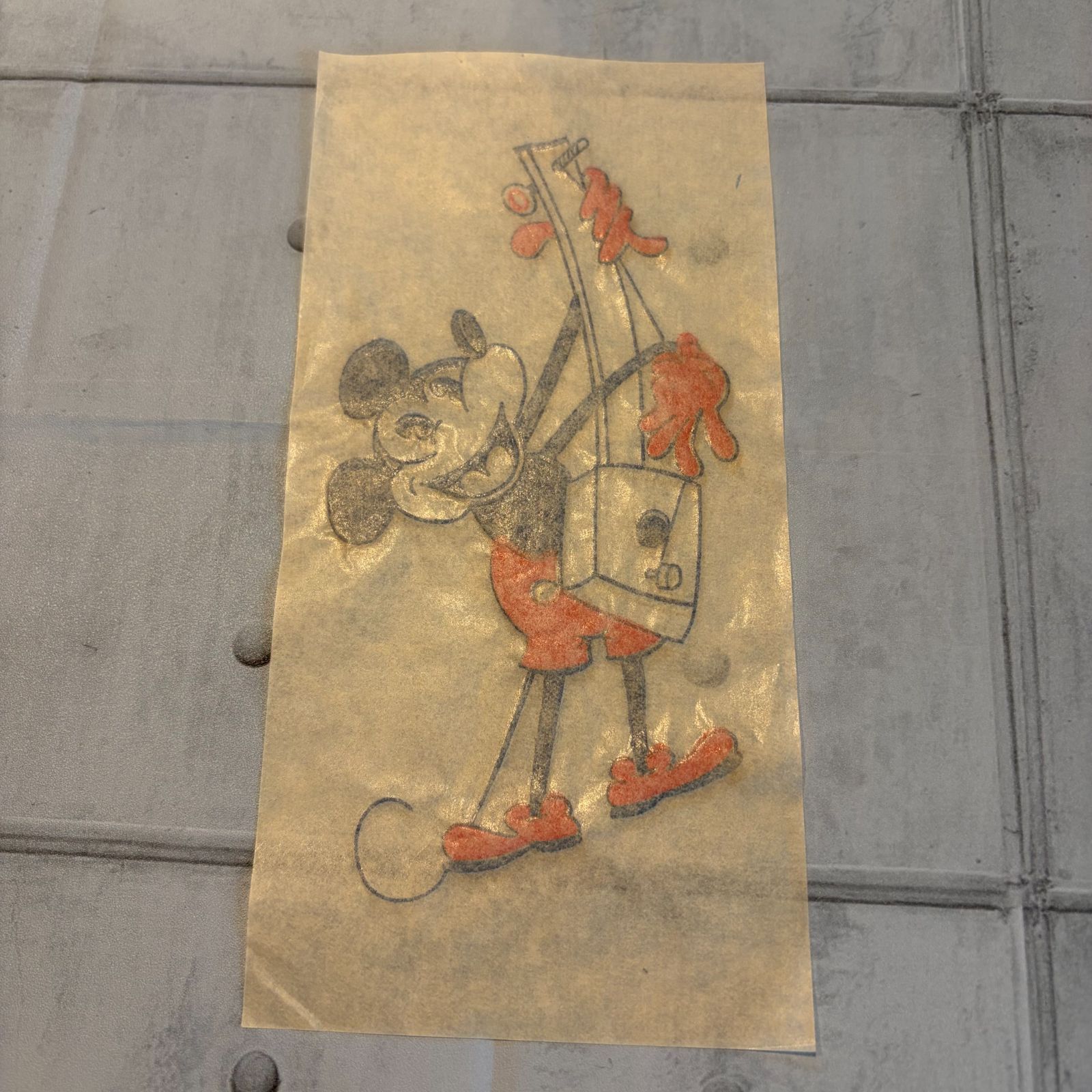 50's ヴィンテージ 転写シート アイロンプリント 古着 アメカジ ワーク